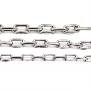 Buy cheap 304 M1.2-24 Industrial Stainless Steel Dog Chain for Customized Lifting Clothes Drying Tag product