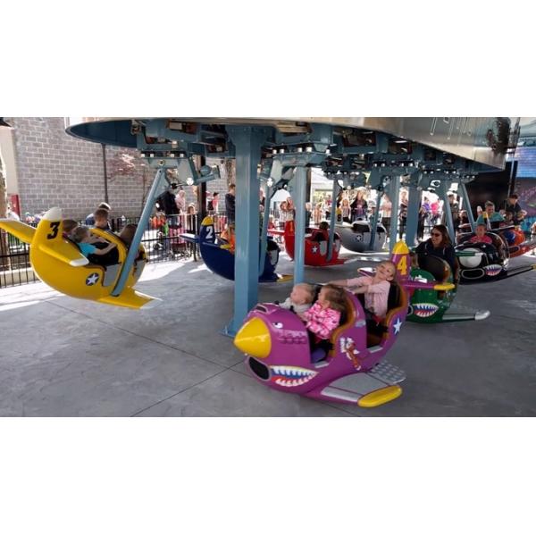 Flying Tiger / Shark Kiddie Train Ride With Beautiful Appearance And Creative Structure