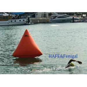 Triangular Shape Inflatable Triathlon Floating Water Marker Buoy Swimming Race