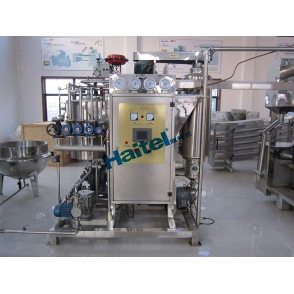 Microfilm Continuous Hard Candy Forming Machine Vacuum Cook Large Capacity