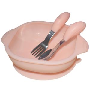 Buy cheap Baby Soft Silicone Suction Bowl Plate Small Baby Divided Plate Spoon With Lid Set product