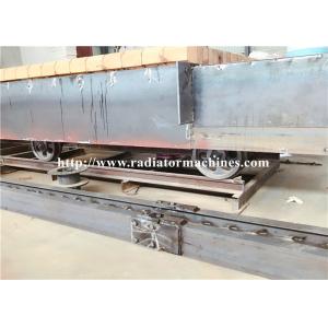 Industrial Resistance Bogie Hearth Furnace , Car Bottom Furnace Tilting Bogie