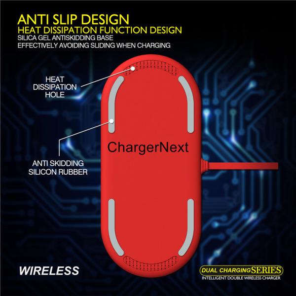 2018 CE FCC 10W FAST Speed Portable mobile phone accessories charger Qi wireless charging pad for iPhone 8 for iPhone X