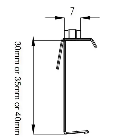 10-Year Durability PV Modules Cleaning Clips for Anodized Solar Panel Water Drainage