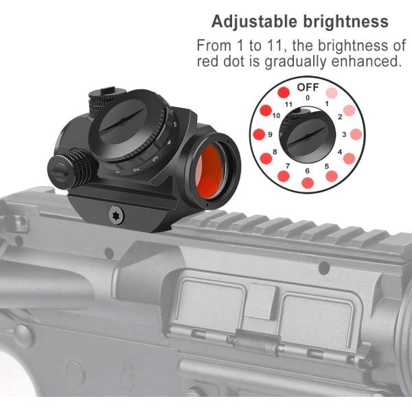 sabpack red dot sight T1PRO 1x22mm Compact sight 3 MOA Red Dot