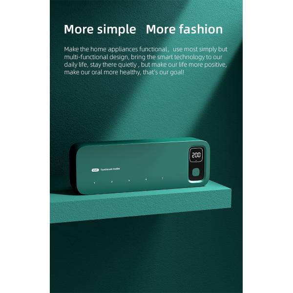 Smart Automatic UV Toothbrush Case With 2000Mah Battery 5 Toothbrush Positions