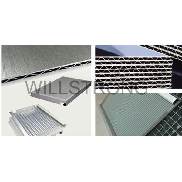 Moisture Proof Corrugated Composite Panels For Facade Architecture Interior Decoration