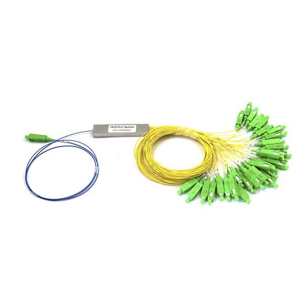 G657A1 1x32 PLC Passive Splitter Fiber Optic Steel Tube