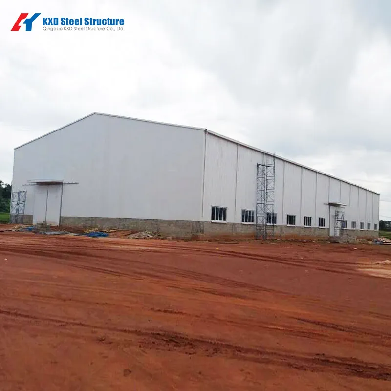 Prefabricated Steel Structure Industrial Workshop Building with CE Certificate Customized Size and Seismic Grade 8