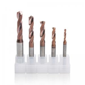 Buy cheap Tungsten Carbide Twist Drill Bits 3XD Smooth With Shank Chamfering product