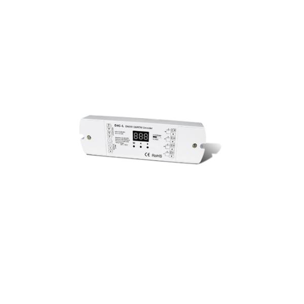 4 Channel DMX LED Driver Constant Current / Dmx LED Strip Controller For RGB Lamp