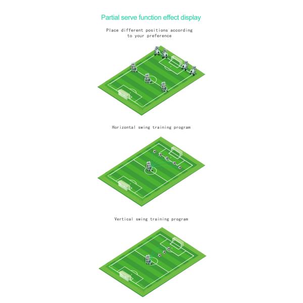LCD Remote Control aerial attack football machine Throwing Programming 105w
