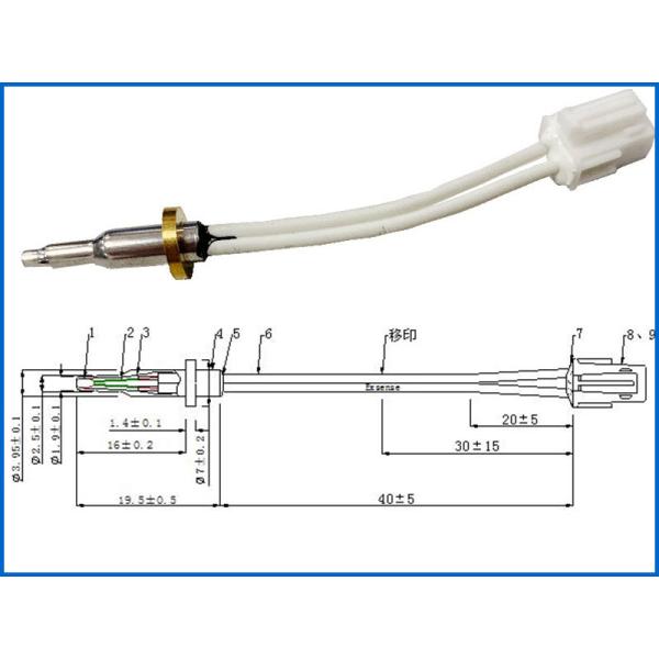50K 3950 SS Double Flange NTC Temperature Sensor For Smart Toilet