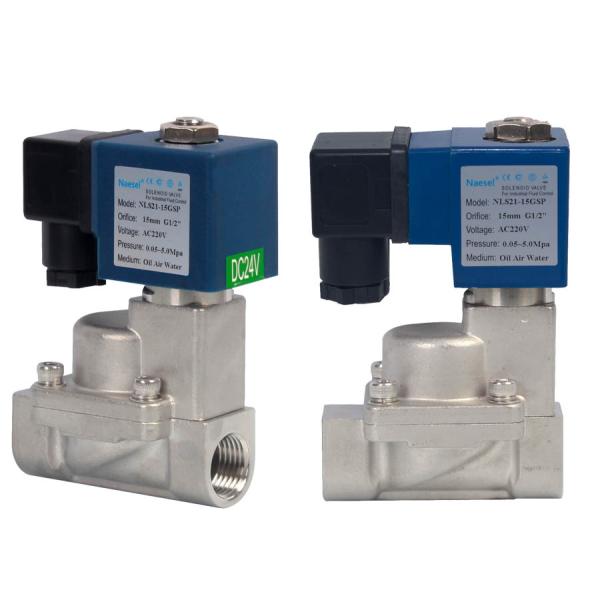 2 Inch High Pressure Piston Solenoid Valve 100 Bar Pilot Piston Structure For Compressed Air