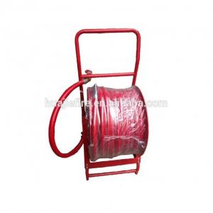 China Synthetic Rubber Manual Fire Hose Reel Roller 525mm Fire Fighting Equipment on sale