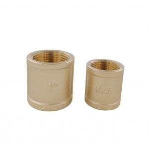 Buy cheap EN 10226-1 Thread Straight Brass Pipe Fittings Brass F/F connect product