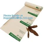 Starch Compostable Disposable Biodegradable Plastic Custom Printed Flat Garbage