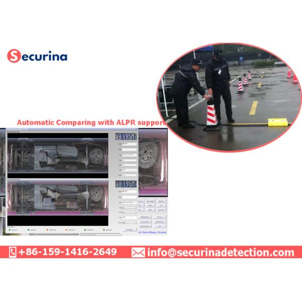 Movable UVSS System Under Vehicle Surveillance 5000*2048 Pixels For Temporary Inspection