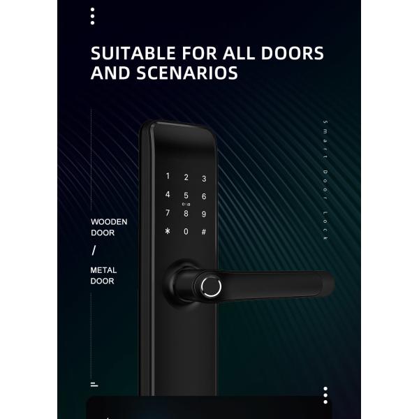 Safe Password FPC Fingerprint Smart Digital Keypad Door Lock IP65