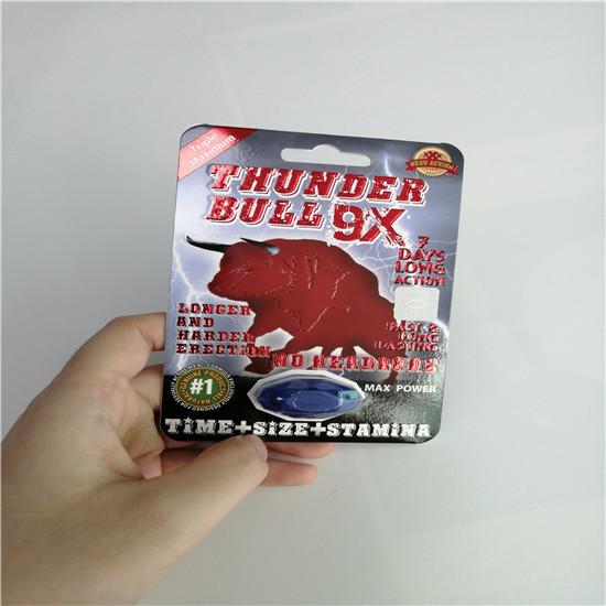 Insert Card Bullet Poseidon Slide Blister Packaging Box CMYK