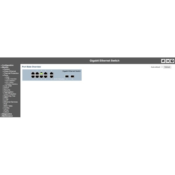 8 Port 2.5G Managed Switch Rack Mountable 90W Standard 220V Input Gigabit Ethernet