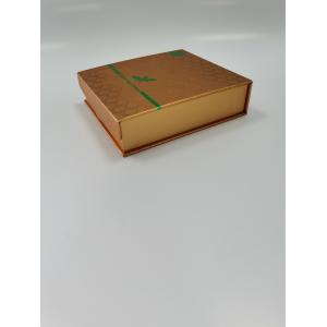Buy cheap Golden Custom Embossed Boxes Aseptic Flat Pack Cardboard Boxes Degradable product