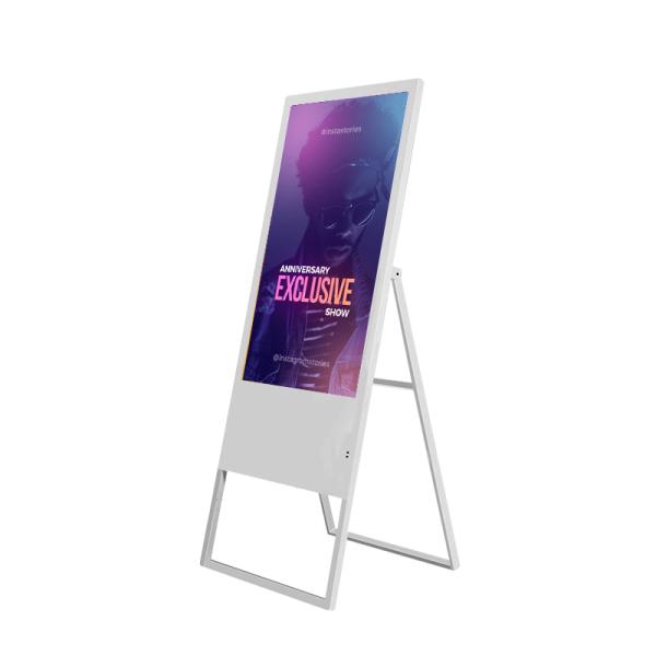 55 inch indoor sandwich board menu with android system