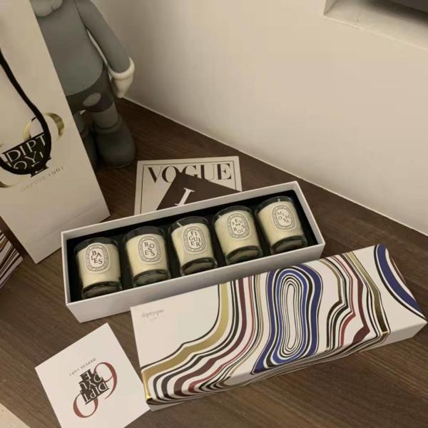 Candle Jar Exquisite Gift Box Rectangular Shape Paper Glossy / Matte Finish