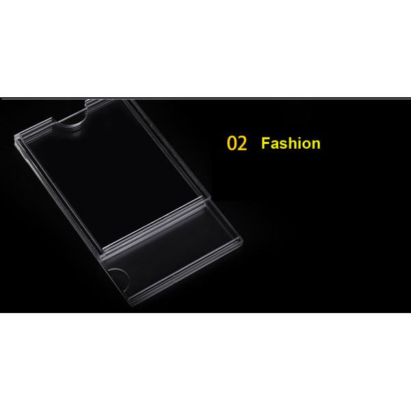 Custom Transparent Plastic Acrylic Sheet Slatwall Brochure Holders Cast Display