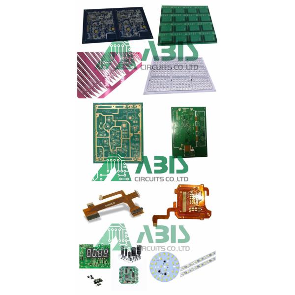 HAL OSP 1.6mm FR4 Double Sided PCB Yellow Solder Mask 2.0oz Copper