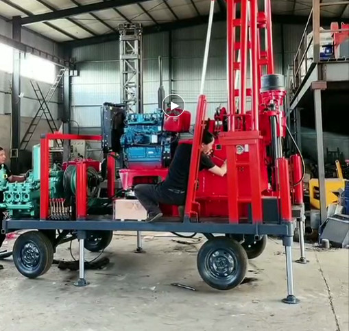400 Meters Crawler Mounted Drill Rig Exploration For Borehole Sampling
