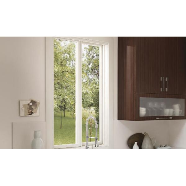 Modern Customized Powder Coating Aluminum Sliding Window High Security Antitheft