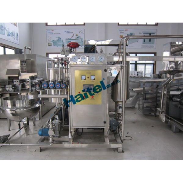 Microfilm Continuous Hard Candy Forming Machine Vacuum Cook Large Capacity
