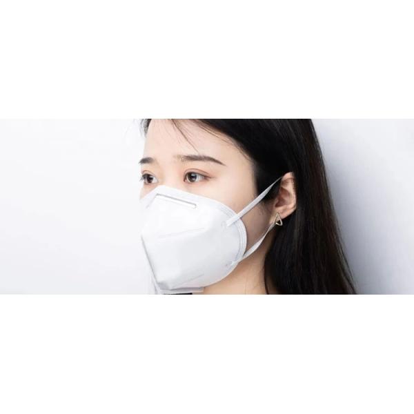 White Safety KN95 Face Mask Medical Grade Face Masks Environment Friendly