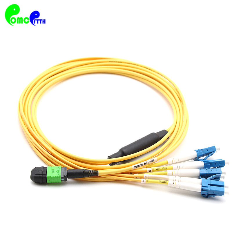 Buy cheap 8F 40G MPO Trunk Cable Hareness Fiber Optic Cable Singlemode product