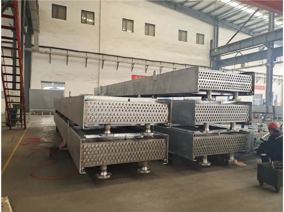 Fin Tube Bundle Forced Draft Air Cooled Heat Exchanger With API And ASME Fabrication Code As Cooler And Condenser