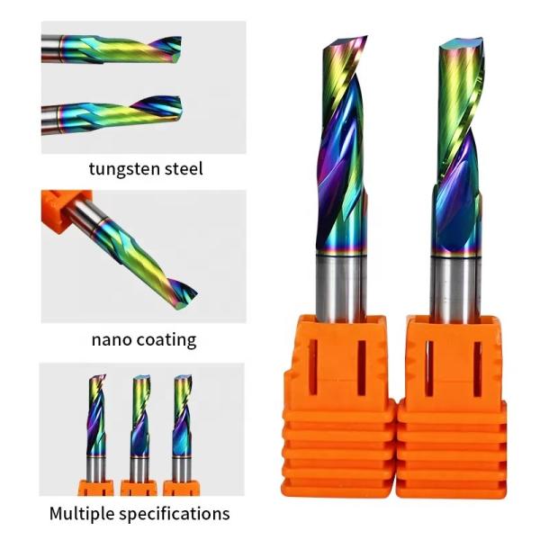 Manufacturer Aluminum Milling Cutter Solid Carbide Single Flute End Mill Cnc Tool Dlc Coating End Mill Aluminum CNC Tools