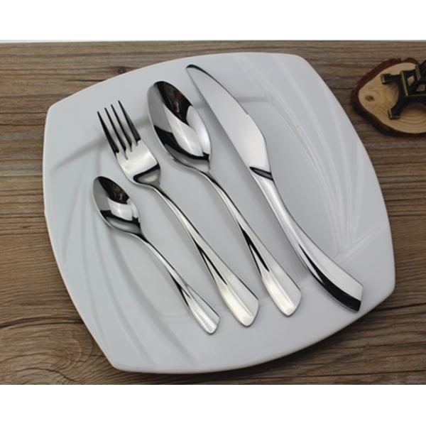 SGS stainless steel cutlery set/hotel dinnerware set/flatware set /knife fork spoon