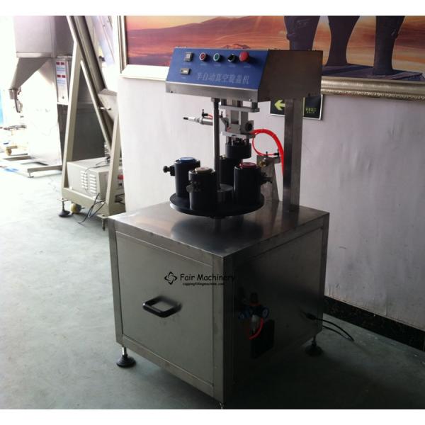 1.5KW 380V Vacuum Capping Machine , 25B/Min Twist Off Capping Machine
