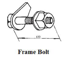8.8 Class Bailey Bridge Components For Connecting Upper Lower Truss