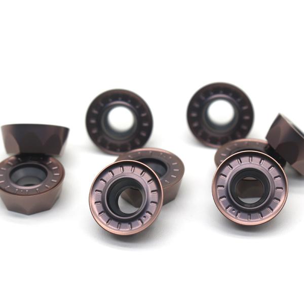Cnc Cutting Inserts For Milling RPMT10T3MO Tungsten Raw Material