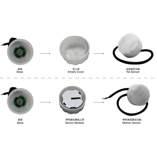 12V DC Low Voltage Photocell Daylight Sensor Brightness Checking