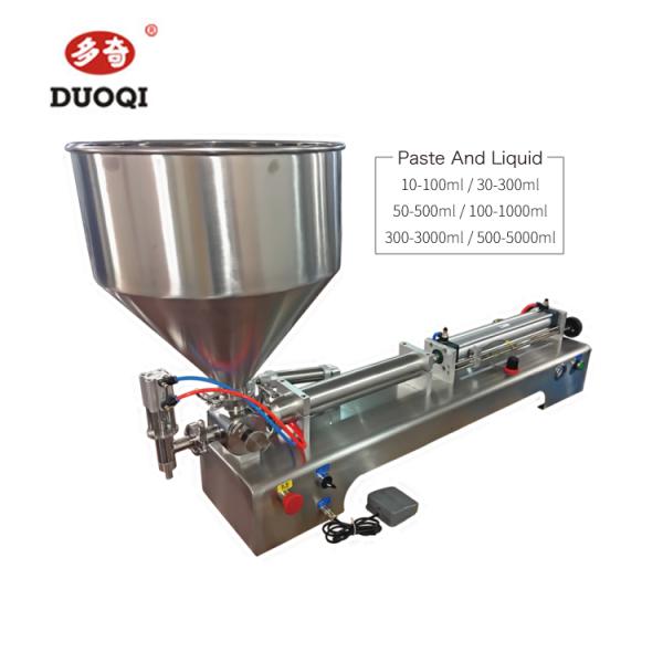 Restaurant Industrial Filling Machine Horizontal Pneumatic Liquid Paste Filling Machine