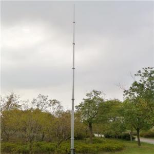 Lightweight 6M 18M Movable Antenna Mast Tower