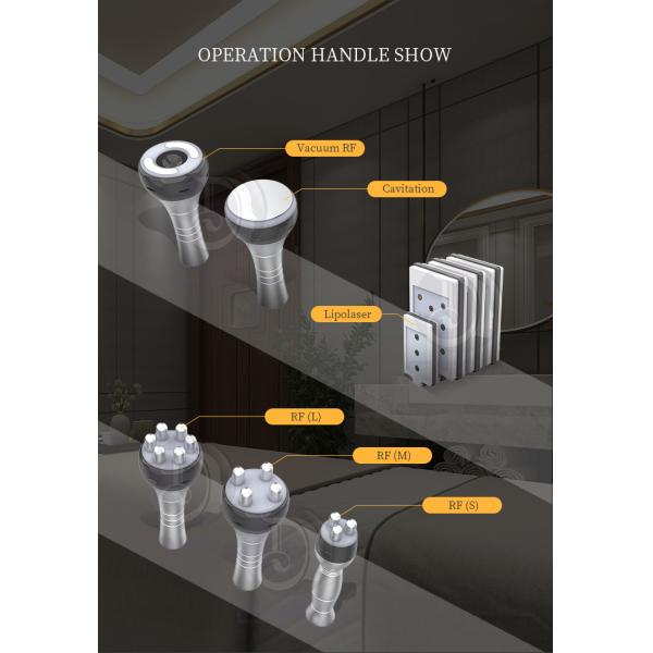 Standing Cavitation Rf Vacuum Machine , Cellulite Reduction Machine 300W