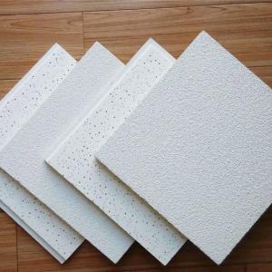 Buy cheap Fireproof Perforated Lay In Acoustical Ceiling Tile 15mm Mineral Fiber product