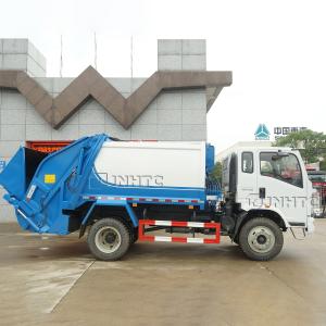 China HOWO 4x2 Small 5m3 Garbage Compactor Truck on sale