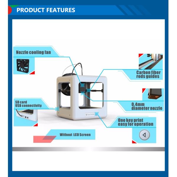 Easthreed High Resolution Hobby 3D Printer Low Weight With Nice Building Platform
