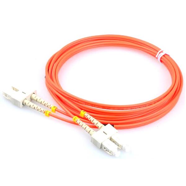 OM3 OM4 Fiber Optic Patch Cord Stability Length Customized With LC Connector