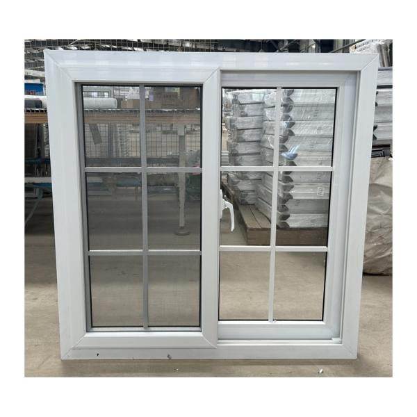 Heat Preservation White Upvc Windows Energy Saving Upvc French Windows
